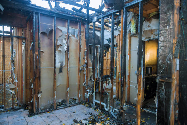 Professional Fire Board Up technician working in Round Rock, TX